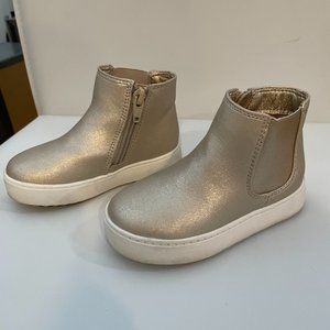 Cat & Jack Toddler Boots - Baby/Toddler Size 7 - EUC - Shimmer Gold